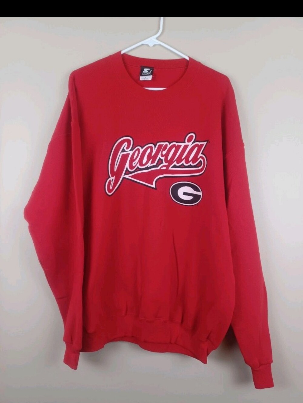 NWT Vintage Starter University of Georgia UGA Bulldogs Sweatshirt Adult XL Rare